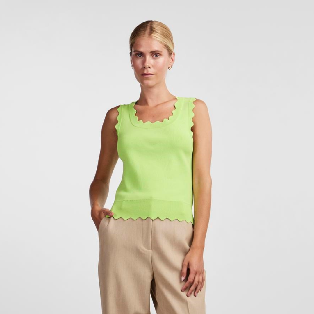 Marnie scalloped knit top
