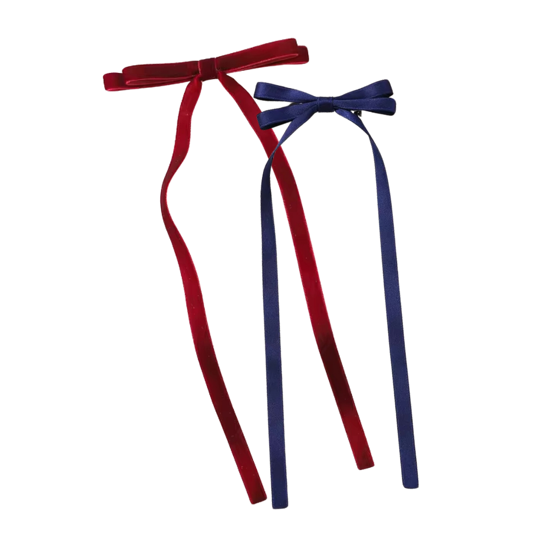 Bow Hair Clips - 2 pack