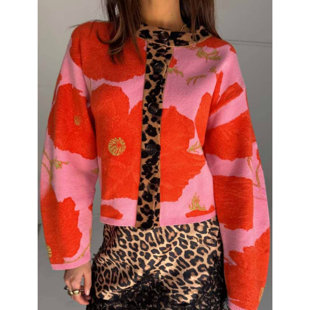 Pink Poppy Cardigan