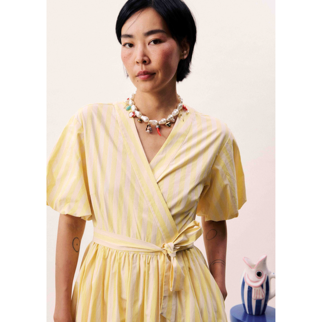 Marci Butter Midi Dress