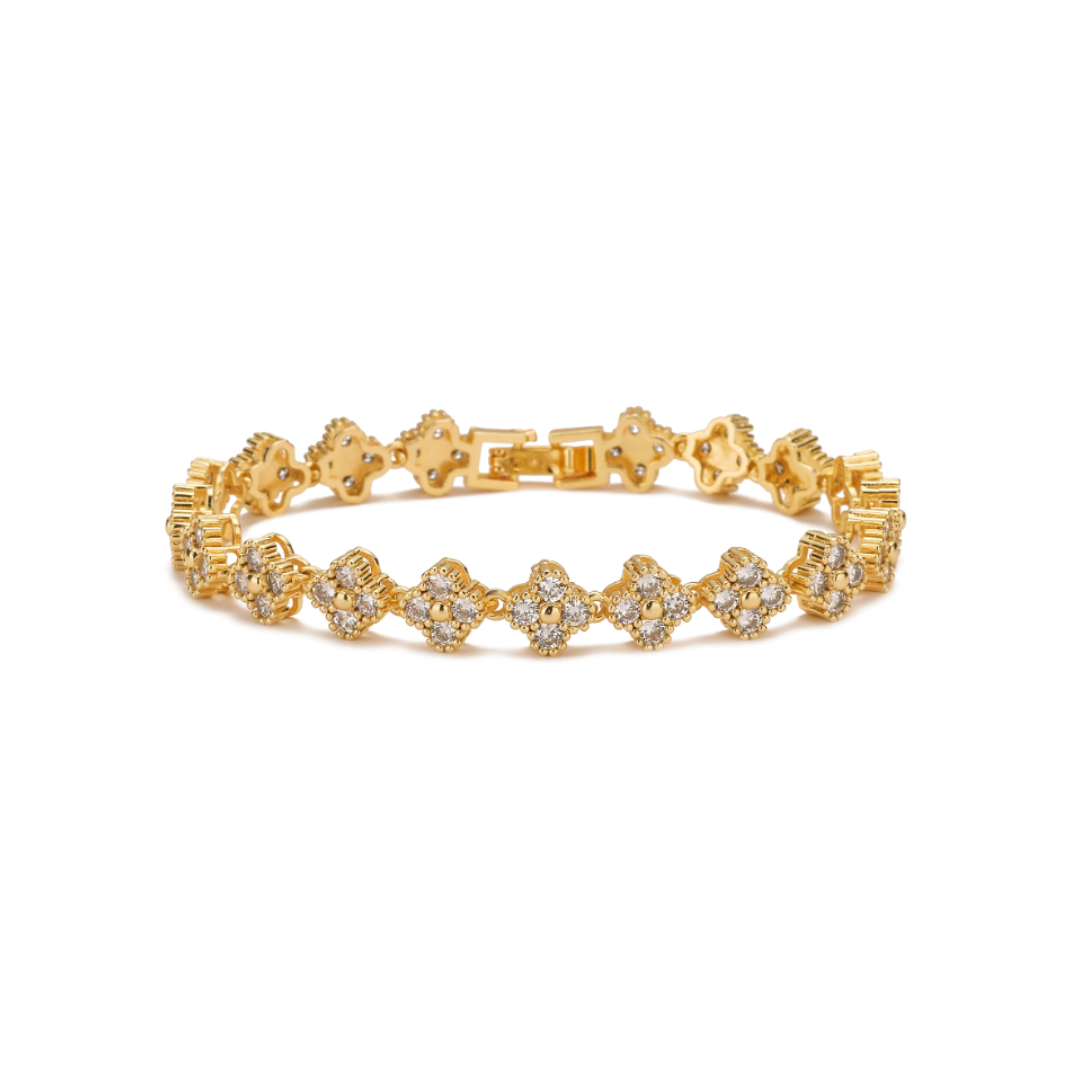 Clover Tennis Bracelet