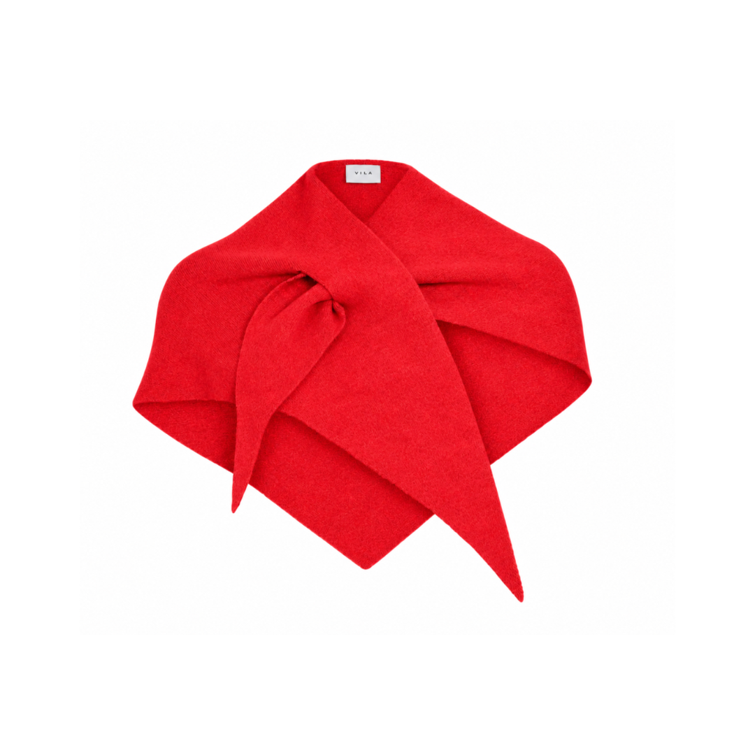 Senea Knit Scarf - Red
