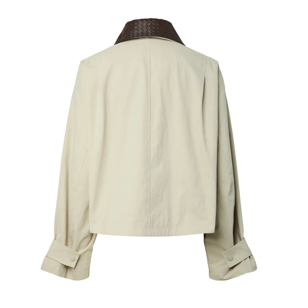 Porter Cropped Trench Jacket