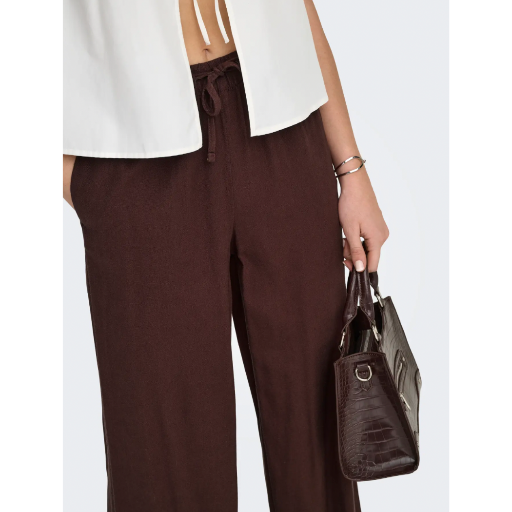 Goa Chocolate Linen Trousers