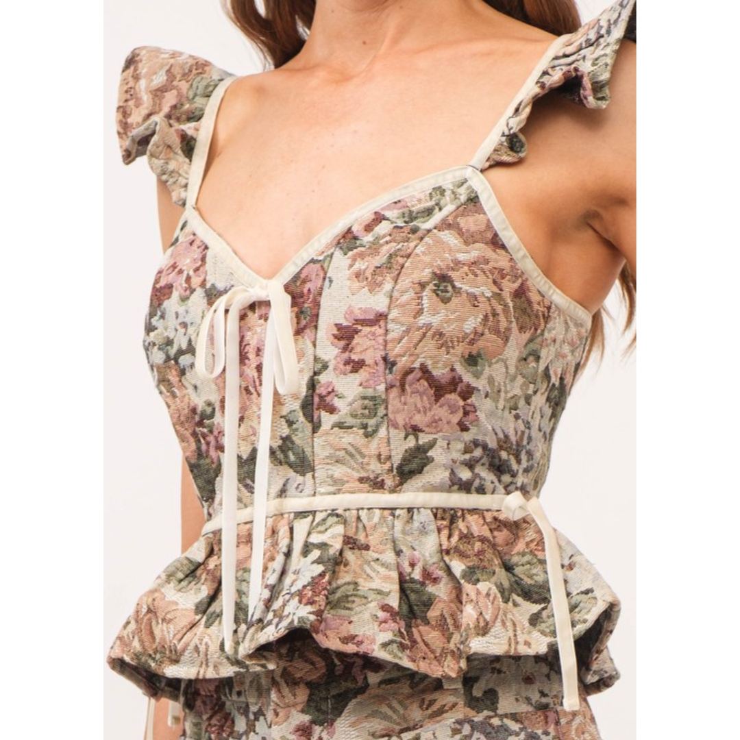 Callie Peplum Top