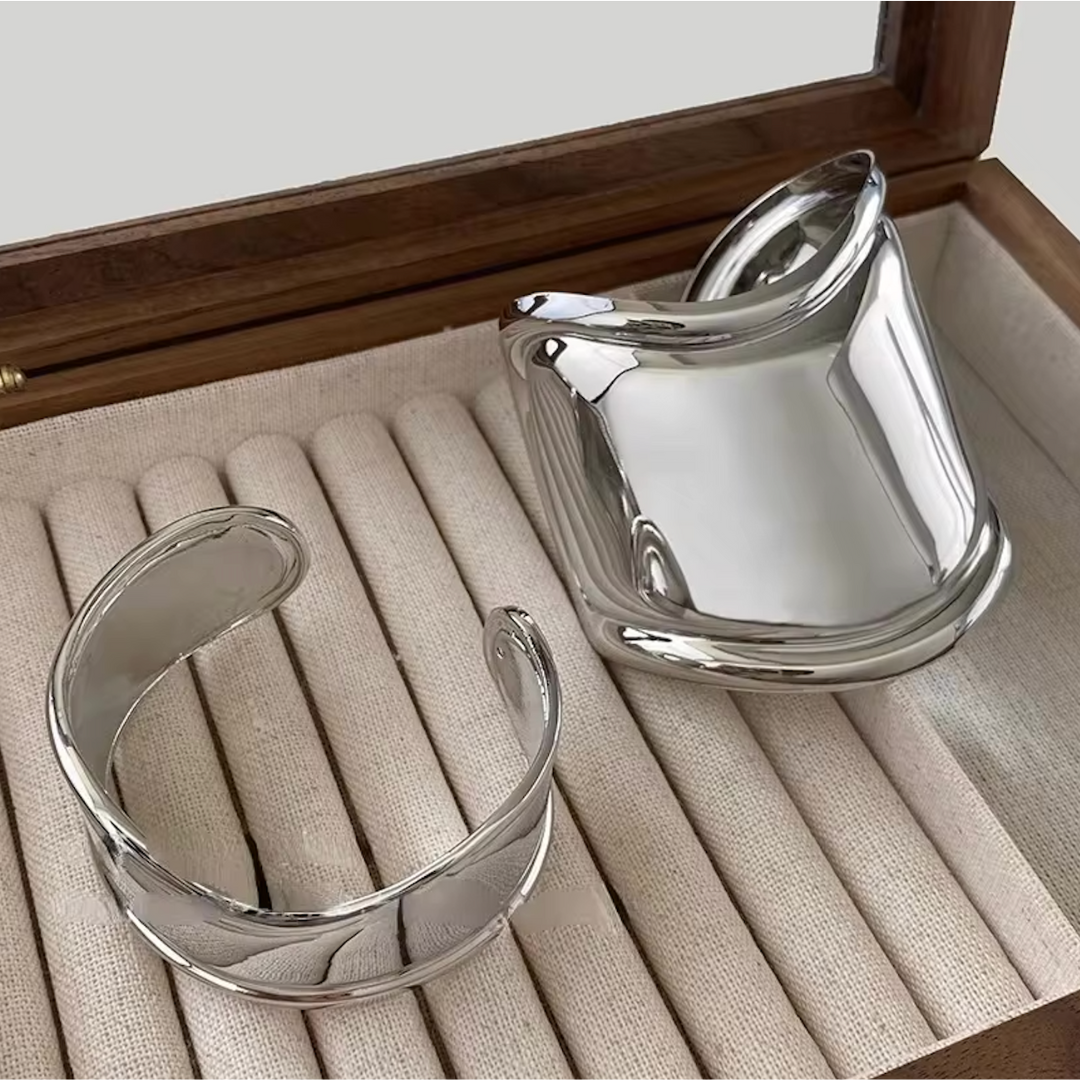Silver Cuff Bangles