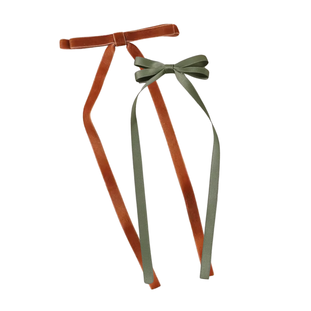 Bow Hair Clips - 2 pack