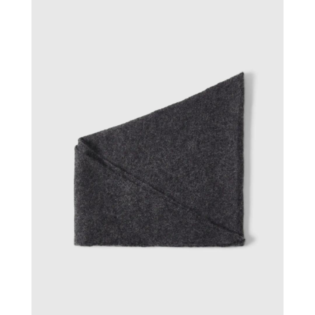Charcoal Grey Cashmere Scarf