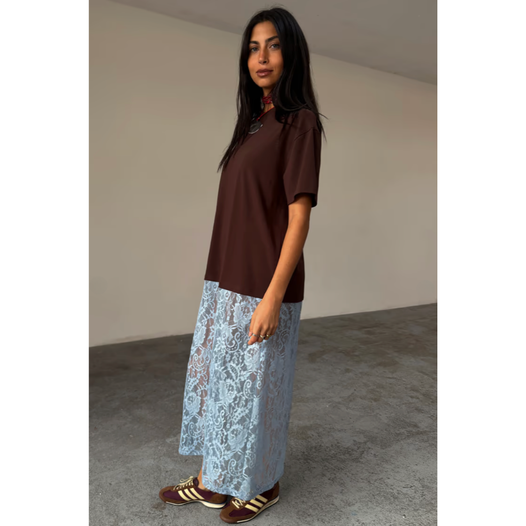 Chocolate Cara T-shirt Dress