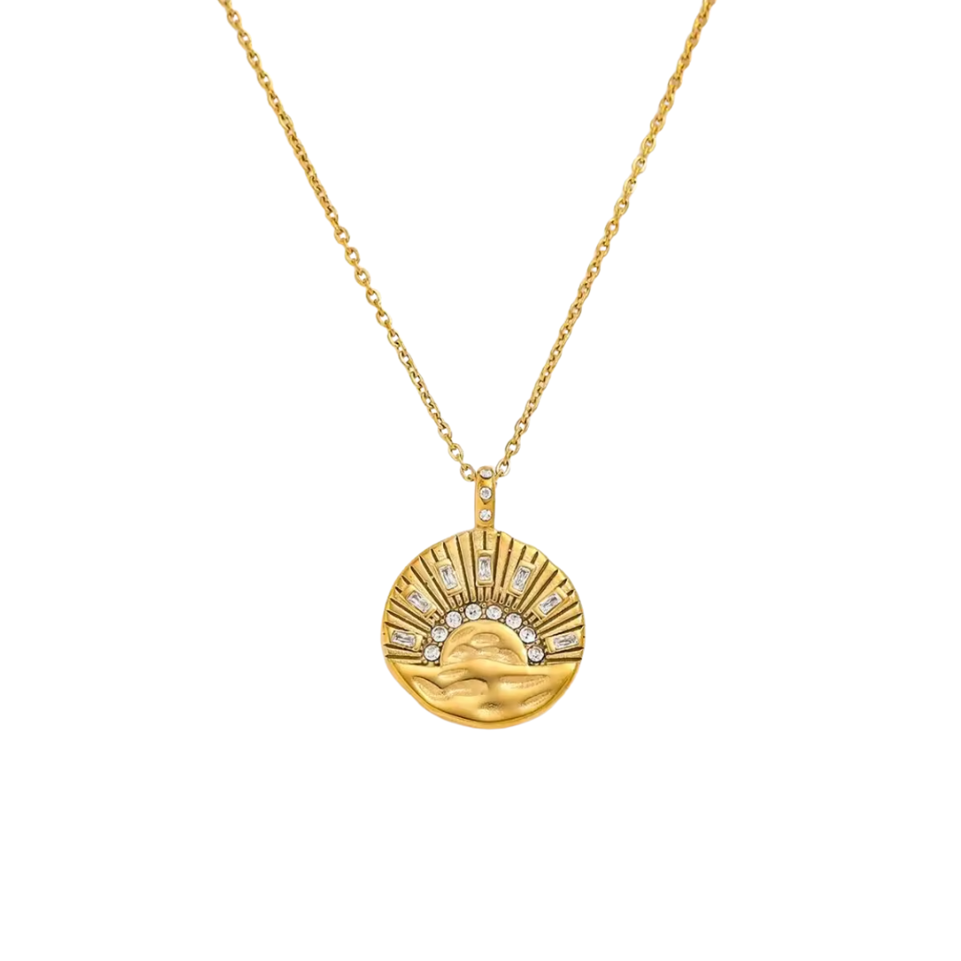 Celestial Charm Gold Necklace