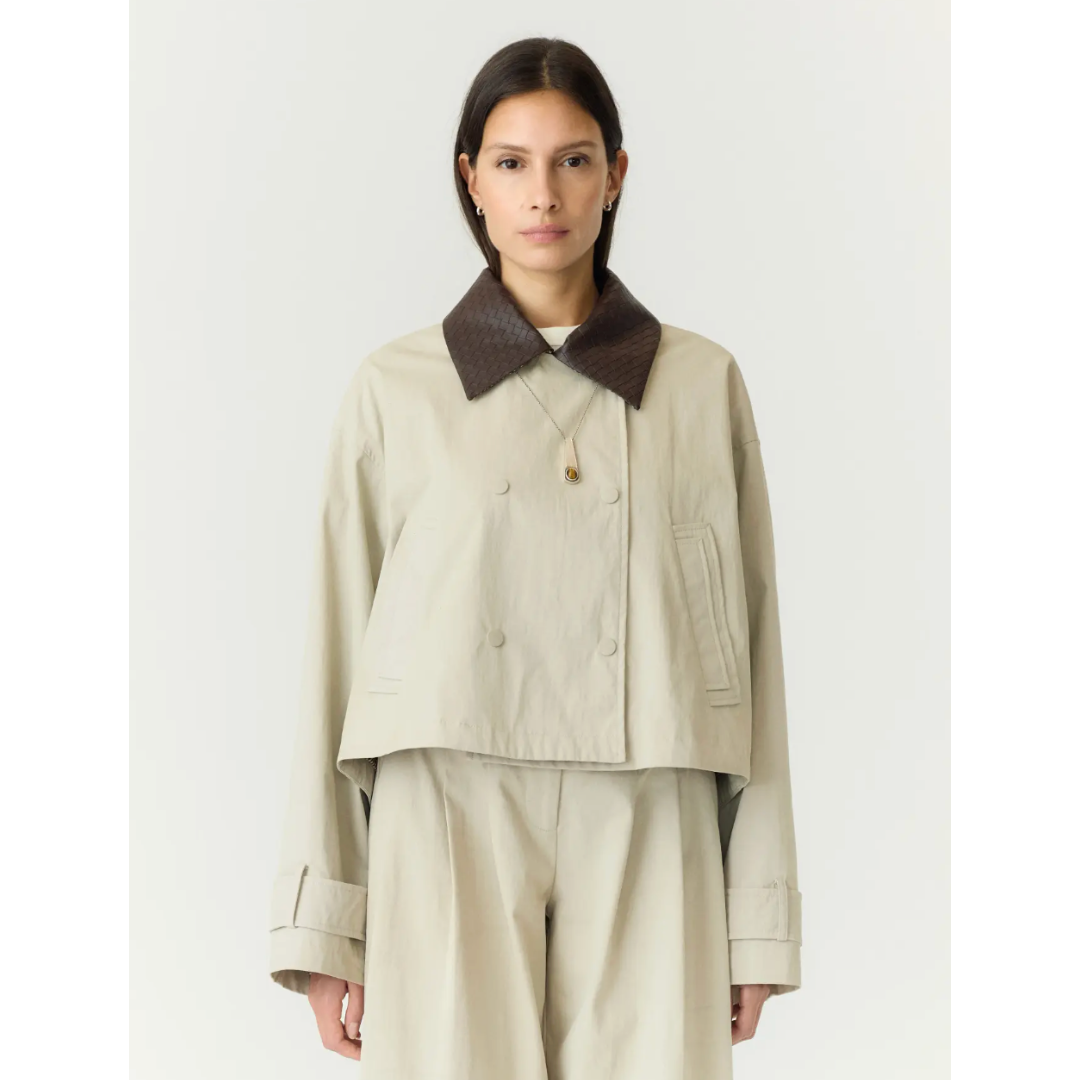 Porter Cropped Trench Jacket