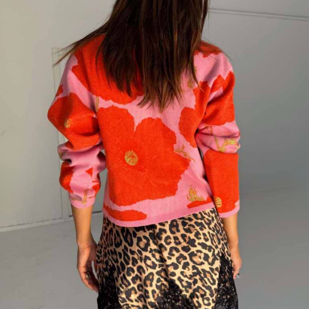 Pink Poppy Cardigan