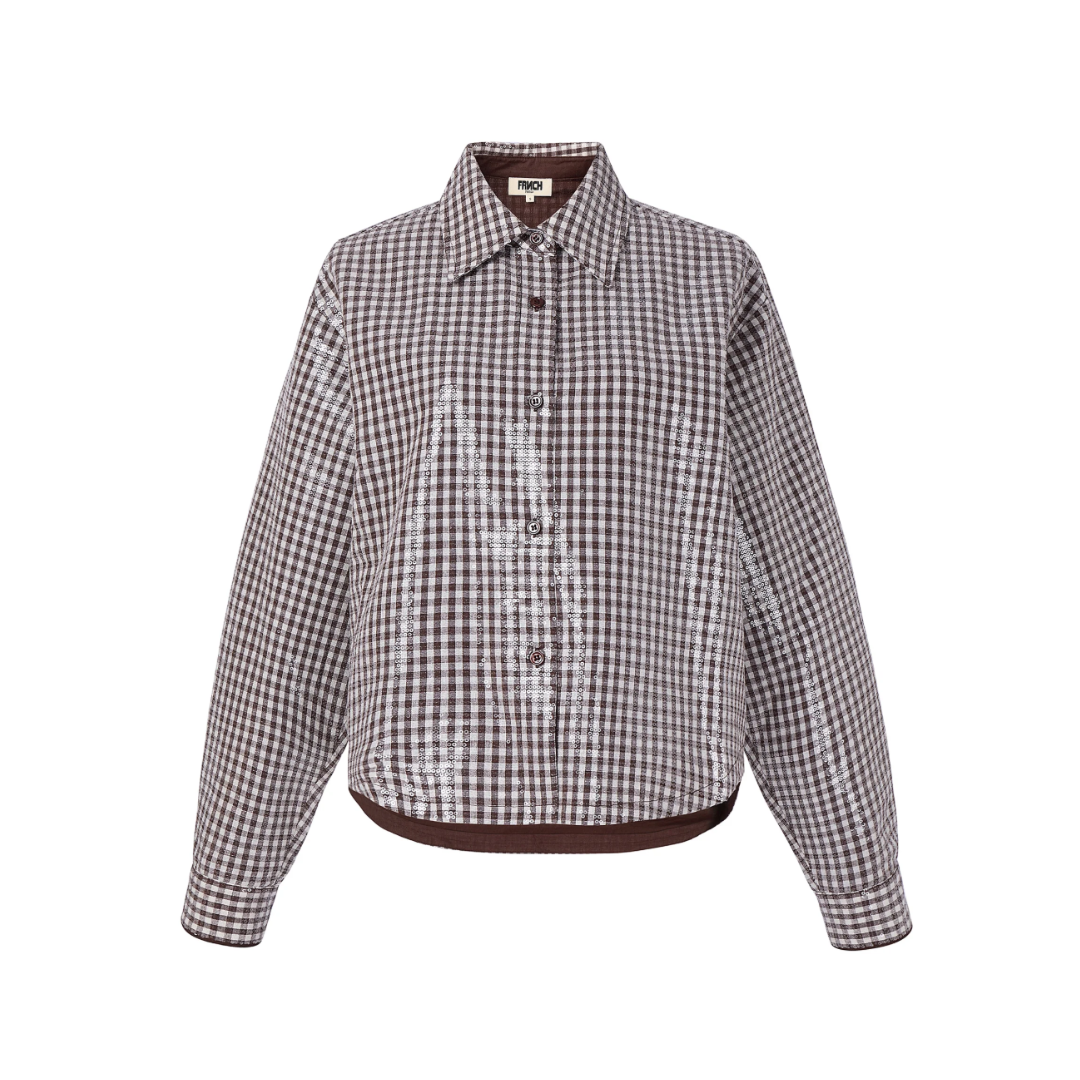 Baloo Chocolate Gingham Shirt
