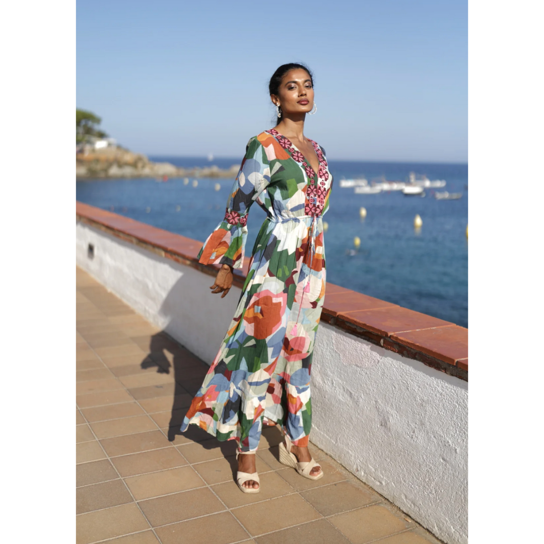 Cassandra Embroidered Dress
