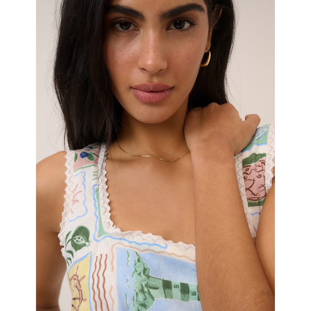 Ciara Print Mini Dress