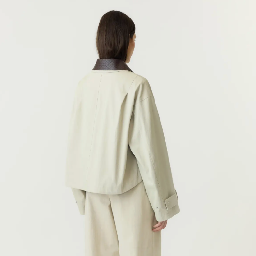 Porter Cropped Trench Jacket