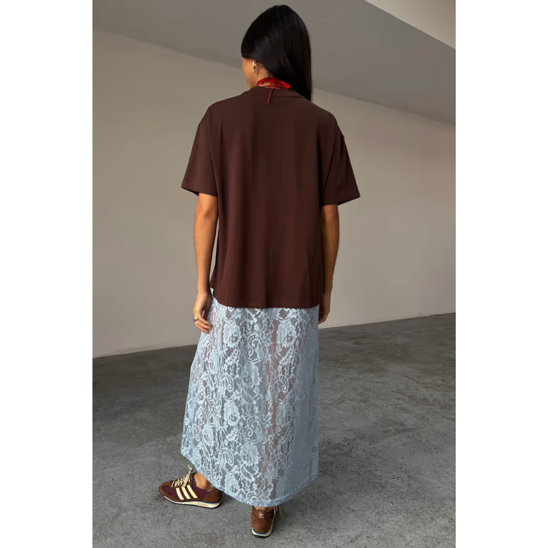 Chocolate Cara T-shirt Dress