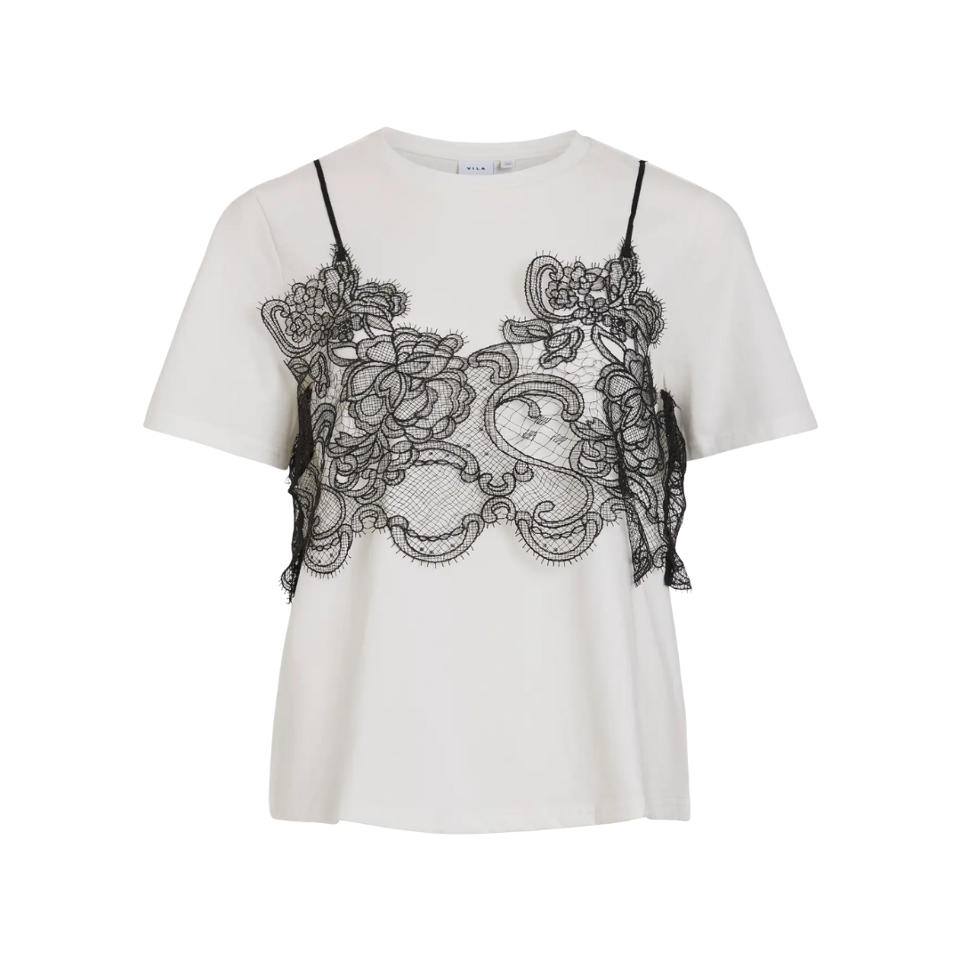 Rada Lace detail T-shirt