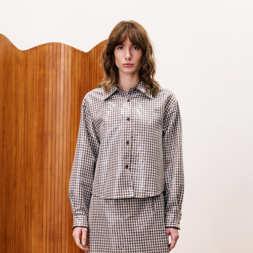 Baloo Chocolate Gingham Shirt