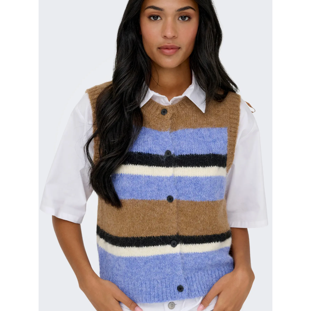 Kallie Button Knit Vest