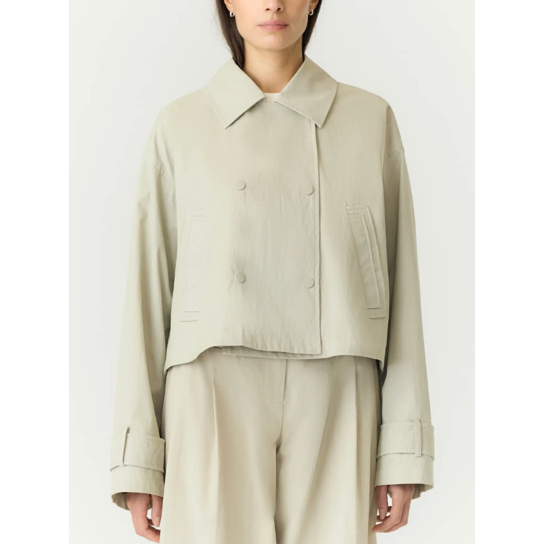 Porter Cropped Trench Jacket