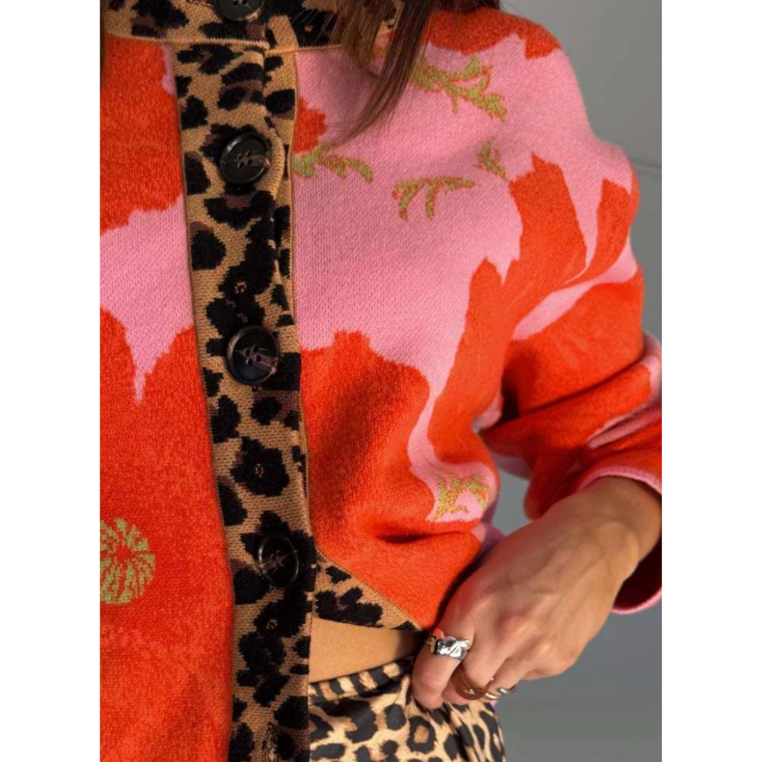 Pink Poppy Cardigan