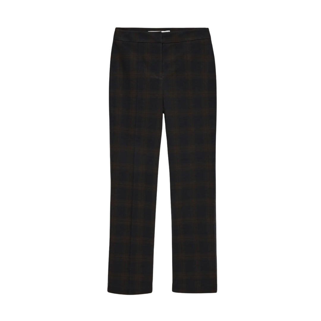 Malli Straight Check Trousers