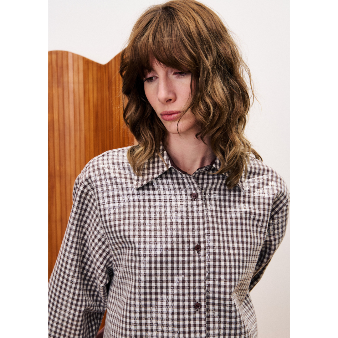Baloo Chocolate Gingham Shirt