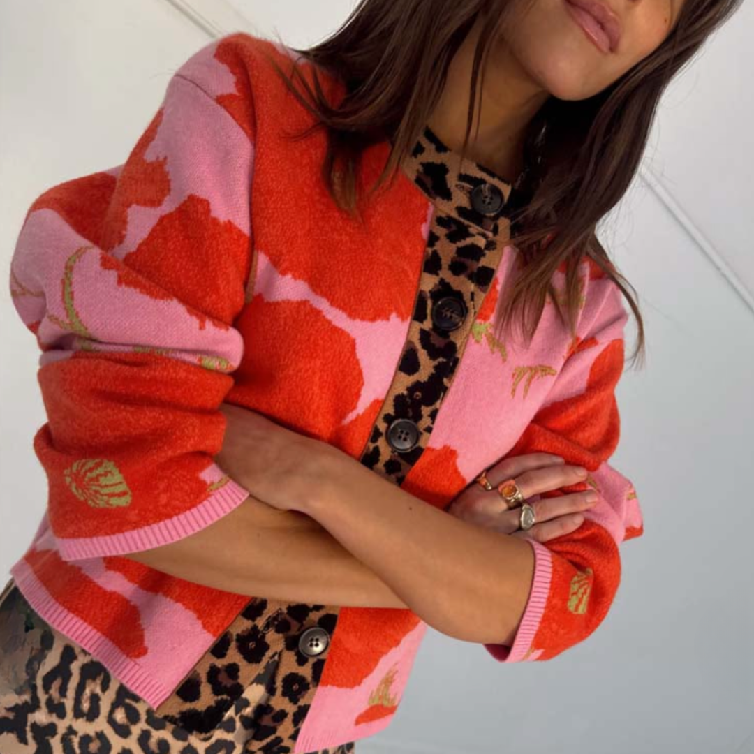 Pink Poppy Cardigan