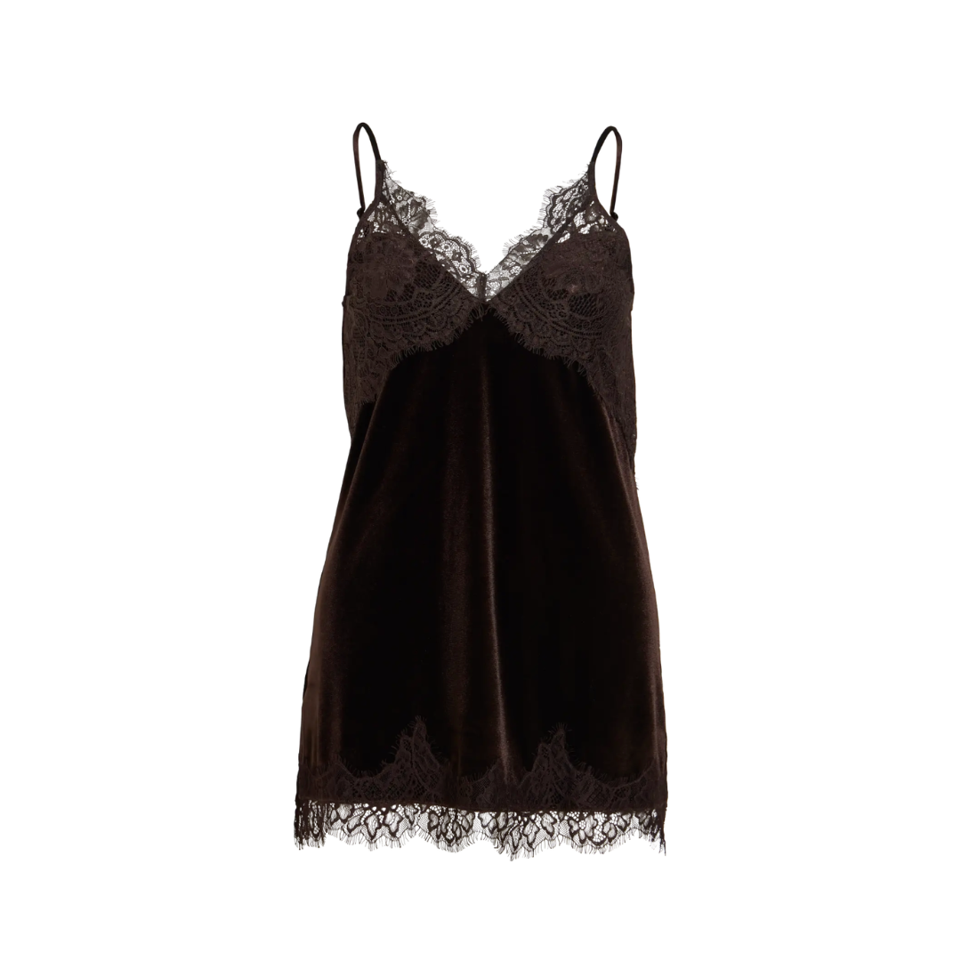 Verity Velvet Singlet Top