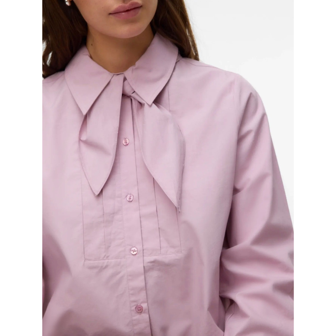 Carter neck Tie Shirt