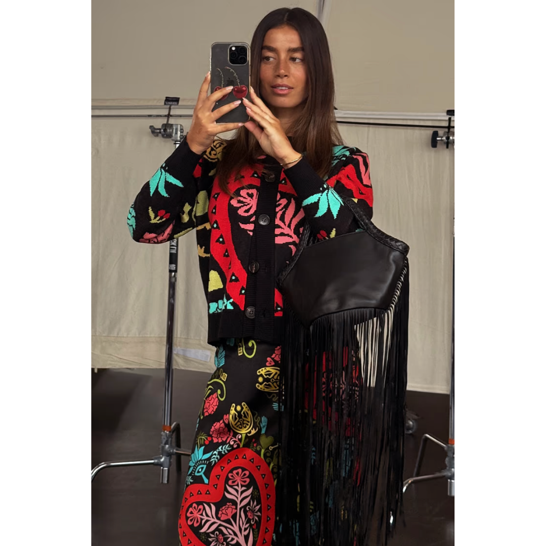 Black Amara Hollie Cardigan