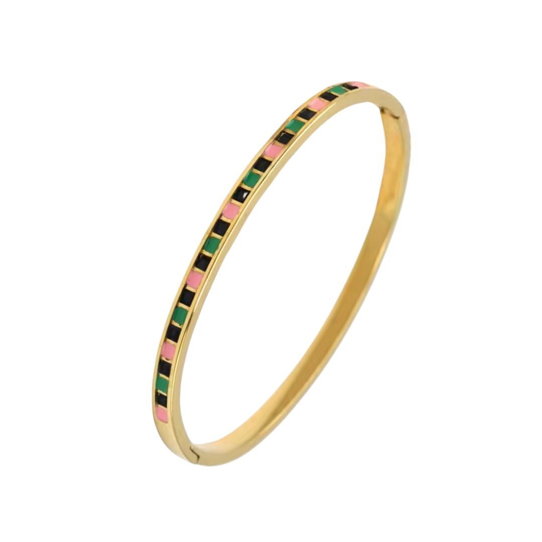 Coloured Stone Bangles