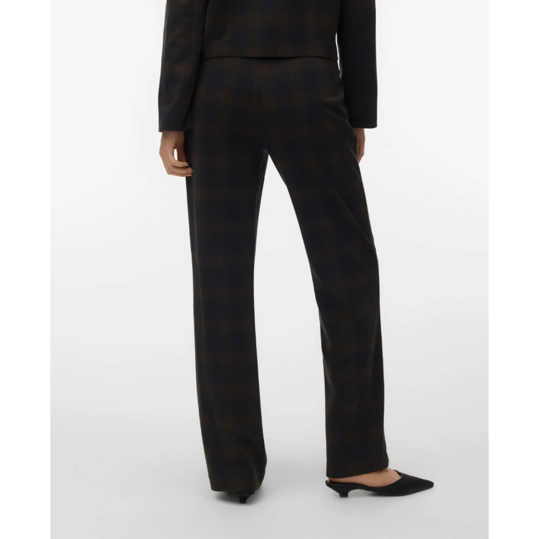 Malli Straight Check Trousers