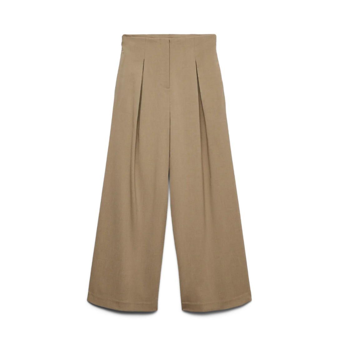 Liberty Tailored Wide Leg Trousers – Camel