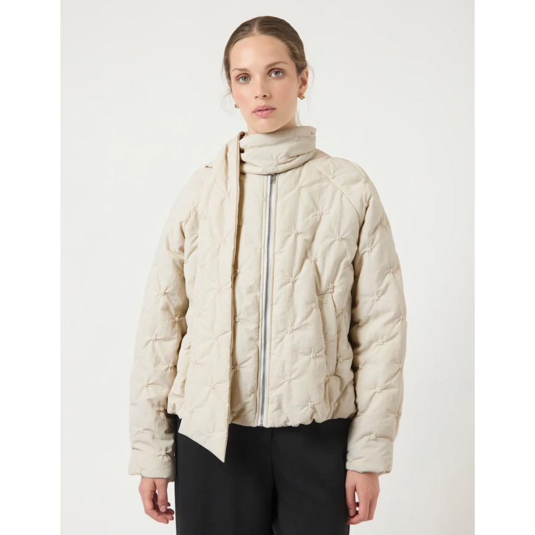 St Moritz Padded Coat With Scarf