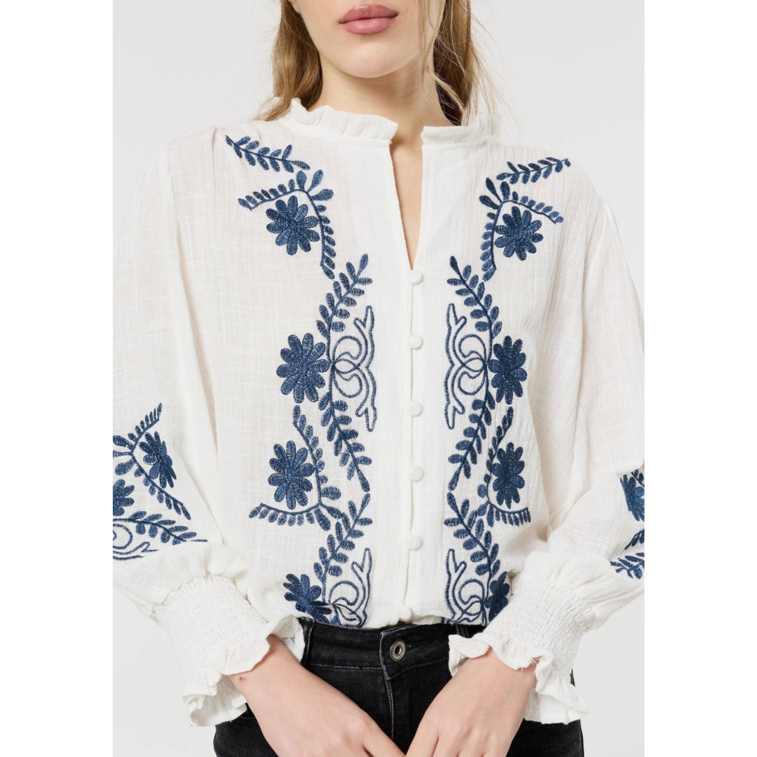 Harper Embroidered Blouse