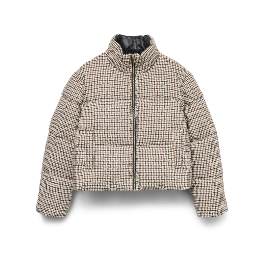 Lyon Houndstooth Puffer Jacket