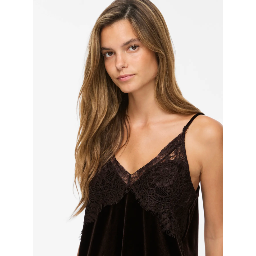 Verity Velvet Singlet Top