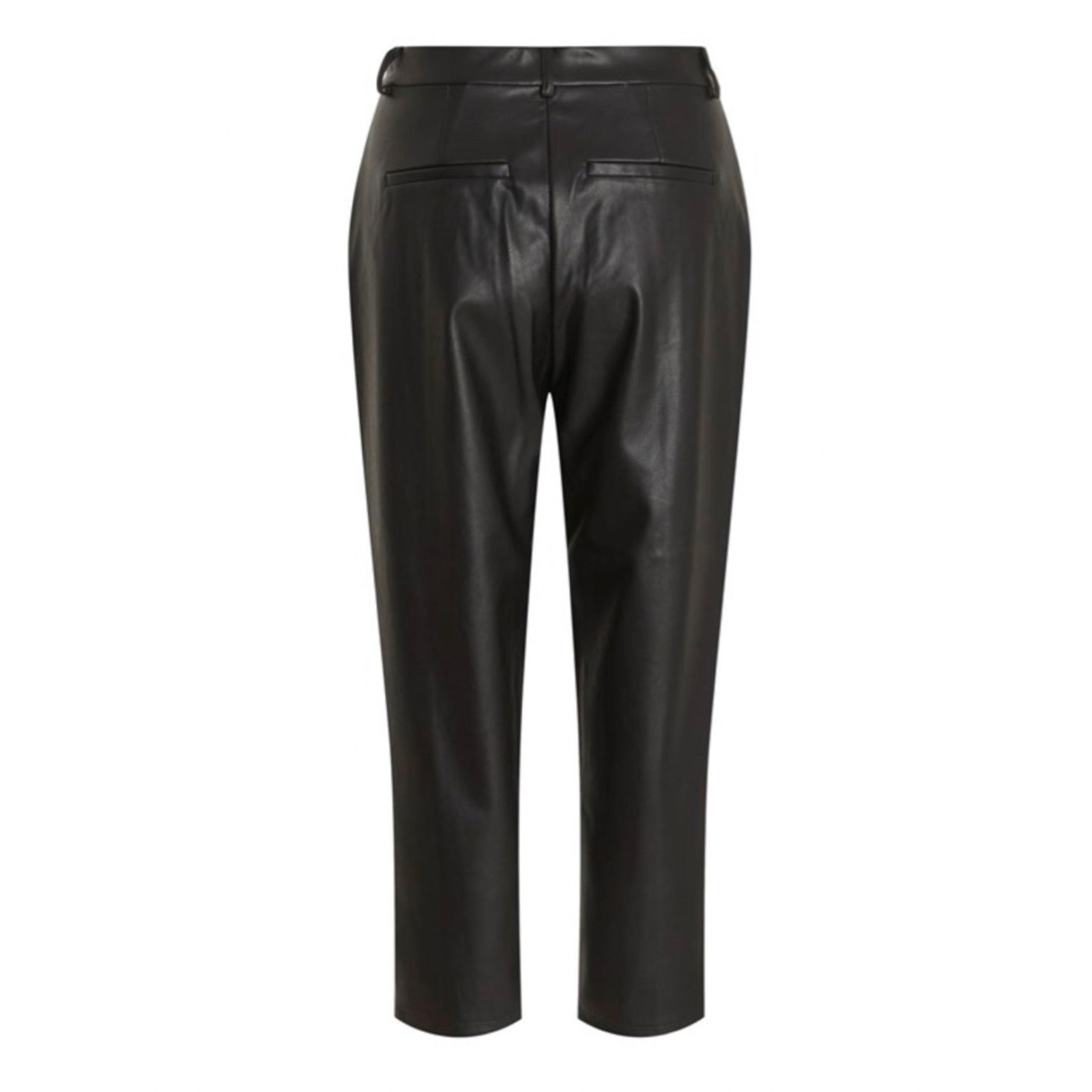 Berlin 7/8 faux leather trousers