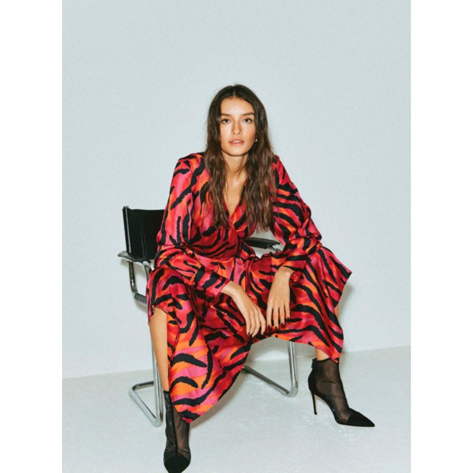 Spade wrap dress