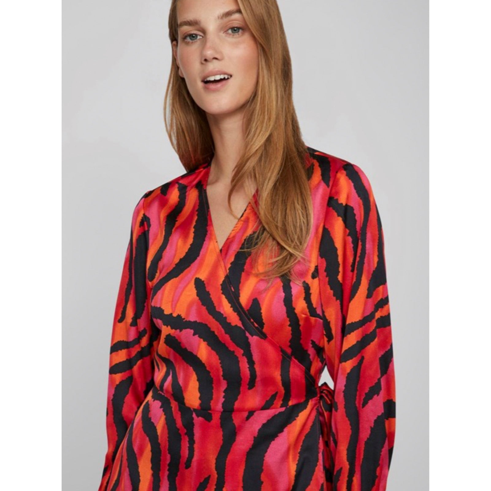 Spade wrap dress