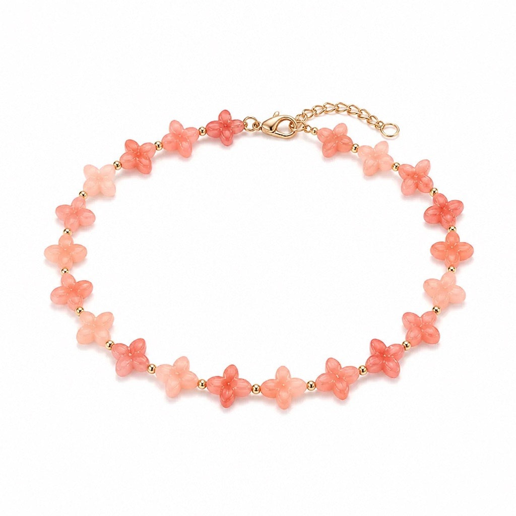 Acrylic Clover Necklace