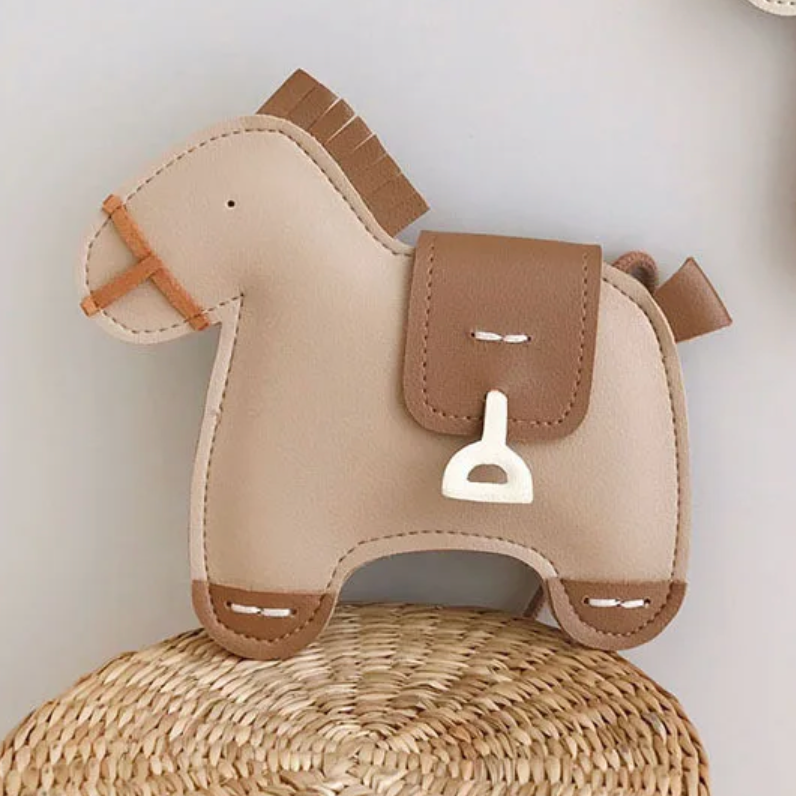 Kids Leather Bag - Horse