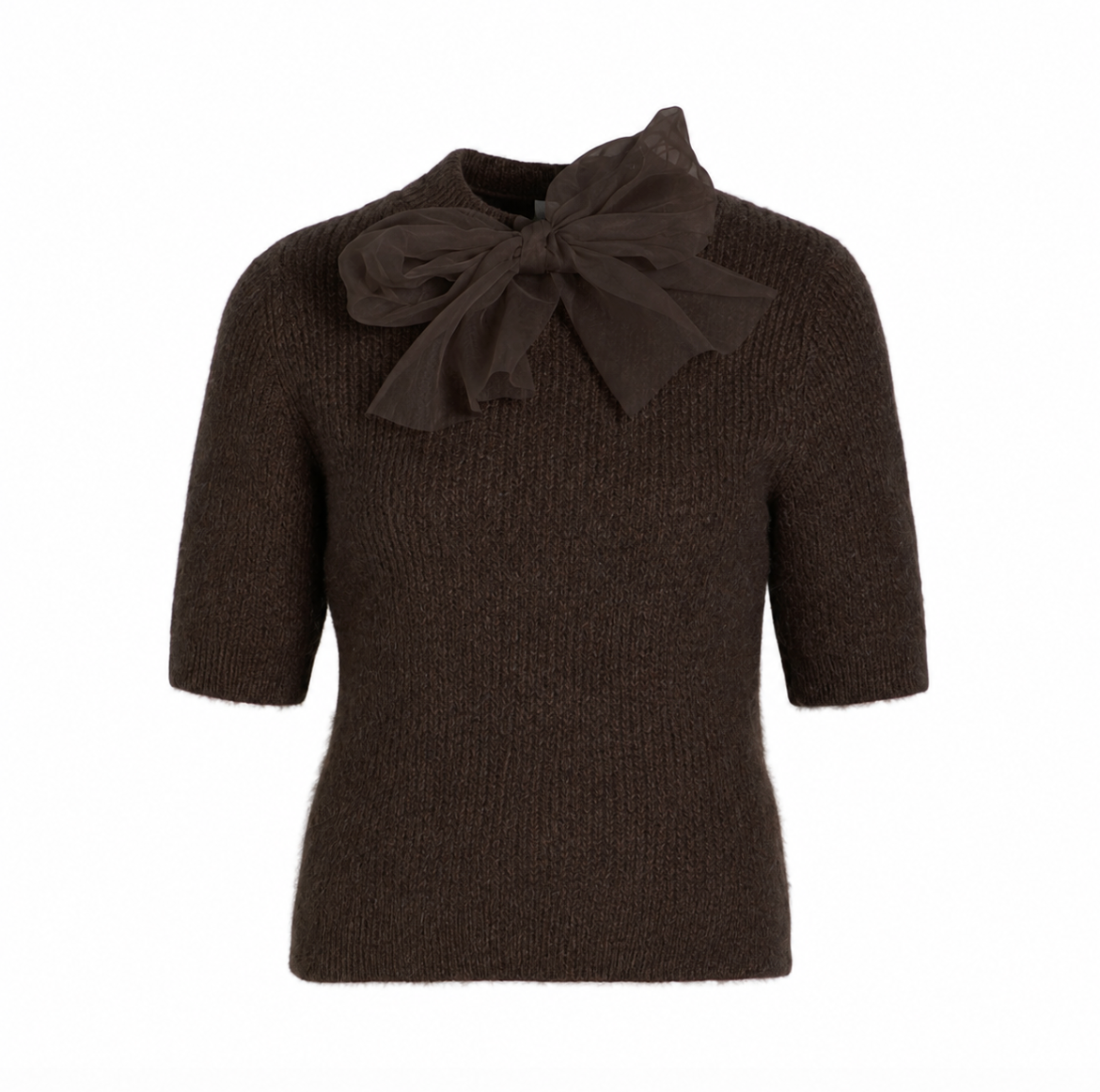 Nancy Knitted Top - Chocolate